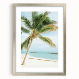 Textured abstract art print in silver frame, featuring soft gray and white tones, suitable for bedroom art.