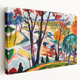 Vibrant Abstract Modern Landscape Wall Art for Contemporary Decor