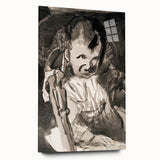 Modern Monochrome Sketch - Paul Klee-Inspired Abstract Wall Art