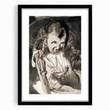 Modern Monochrome Sketch - Paul Klee-Inspired Abstract Wall Art