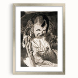 Modern Monochrome Sketch - Paul Klee-Inspired Abstract Wall Art