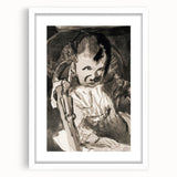 Modern Monochrome Sketch - Paul Klee-Inspired Abstract Wall Art