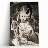 Modern Monochrome Sketch - Paul Klee-Inspired Abstract Wall Art