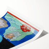 Paul Klee Modern Abstract - Land of Precious Stones Wall Art