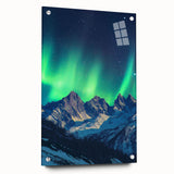 Acrylic glass artwork depicting vibrant cliffs landscape, showcasing rich colors and intricate details. Ideal for modern home decor, enhancing any interior space.