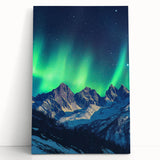 Stunning stretched canvas artwork depicting dramatic cliffs and serene landscapes, showcasing vibrant colors and intricate details, perfect for home decor.