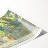 Romanticism Art - Sunlit Wall Under a Tree by John Singer Sargent