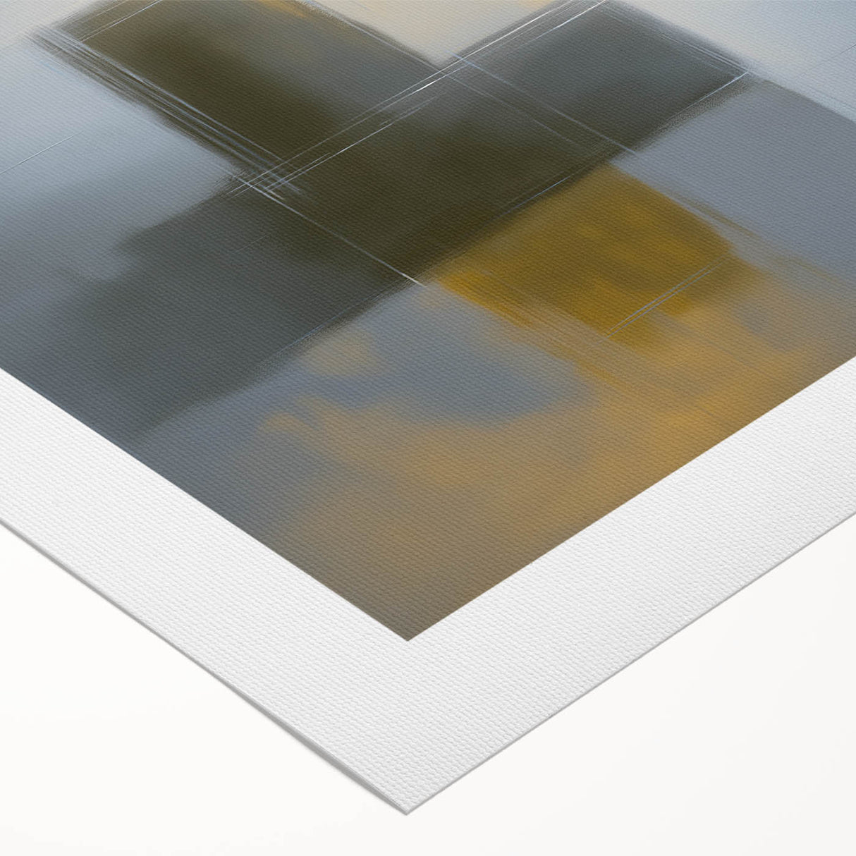 Modern Geometric Living Room Wall Art - Abstract Canvas Prints