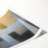 Modern Geometric Living Room Wall Art - Abstract Canvas Prints