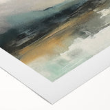 Abstract landscape wall art on rolled canvas, showcasing vibrant colors and fluid shapes, ideal for modern home decor. Packaged securely in a sturdy tube.