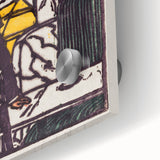 Expressionist Art - Bold Café Scene with Vibrant Colors