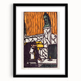 Expressionist Art - Bold Café Scene with Vibrant Colors