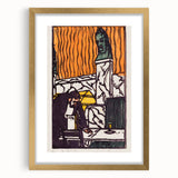 Expressionist Art - Bold Café Scene with Vibrant Colors