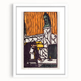 Expressionist Art - Bold Café Scene with Vibrant Colors