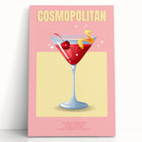 Large black and white stretched canvas featuring assorted kitchen utensils, ideal for kitchen wall art.