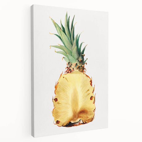 Large canvas art featuring an array of colorful fruits, suitable for kitchen wall decor.