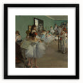 The Dance Class by Degas: Elegant Ballet Studio Impressionist Wall Art