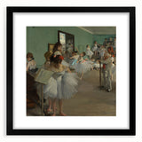 The Dance Class by Degas: Elegant Ballet Studio Impressionist Wall Art