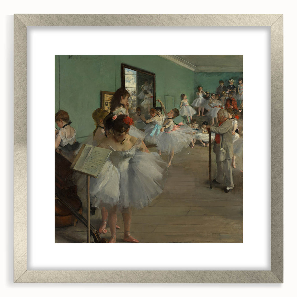 The Dance Class by Degas: Elegant Ballet Studio Impressionist Wall Art
