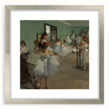 The Dance Class by Degas: Elegant Ballet Studio Impressionist Wall Art