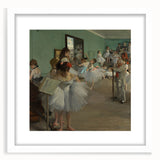 The Dance Class by Degas: Elegant Ballet Studio Impressionist Wall Art