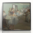 The Dance Class by Degas: Elegant Ballet Studio Impressionist Wall Art