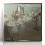 The Dance Class by Degas: Elegant Ballet Studio Impressionist Wall Art