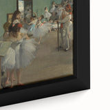 The Dance Class by Degas: Elegant Ballet Studio Impressionist Wall Art