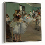 The Dance Class by Degas: Elegant Ballet Studio Impressionist Wall Art