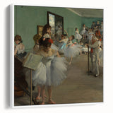 The Dance Class by Degas: Elegant Ballet Studio Impressionist Wall Art