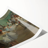 The Dance Class by Degas: Elegant Ballet Studio Impressionist Wall Art
