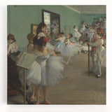 The Dance Class by Degas: Elegant Ballet Studio Impressionist Wall Art