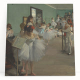 The Dance Class by Degas: Elegant Ballet Studio Impressionist Wall Art