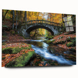 Elegant landscape acrylic glass bridge design showcasing a modern architectural structure, viewed from the side. Ideal for home decor or art enthusiasts.