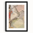 Modern Wall Art - Dynamic Horse Sketch - Abstract Contemporary Art Print