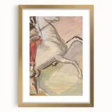 Modern Wall Art - Dynamic Horse Sketch - Abstract Contemporary Art Print