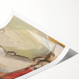 Modern Wall Art - Dynamic Horse Sketch - Abstract Contemporary Art Print