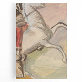 Modern Wall Art - Dynamic Horse Sketch - Abstract Contemporary Art Print