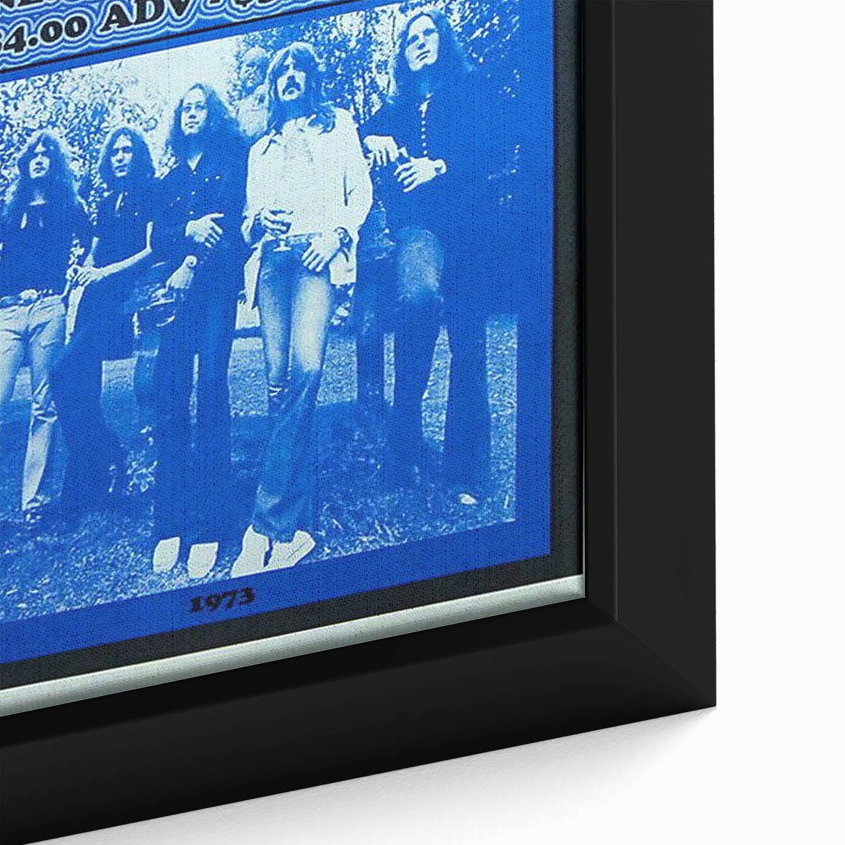 Deep Purple 1973 Concert Poster - Vintage Music Art with Fleetwood Mac