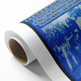 Deep Purple 1973 Concert Poster - Vintage Music Art with Fleetwood Mac