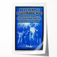 Deep Purple 1973 Concert Poster - Vintage Music Art with Fleetwood Mac