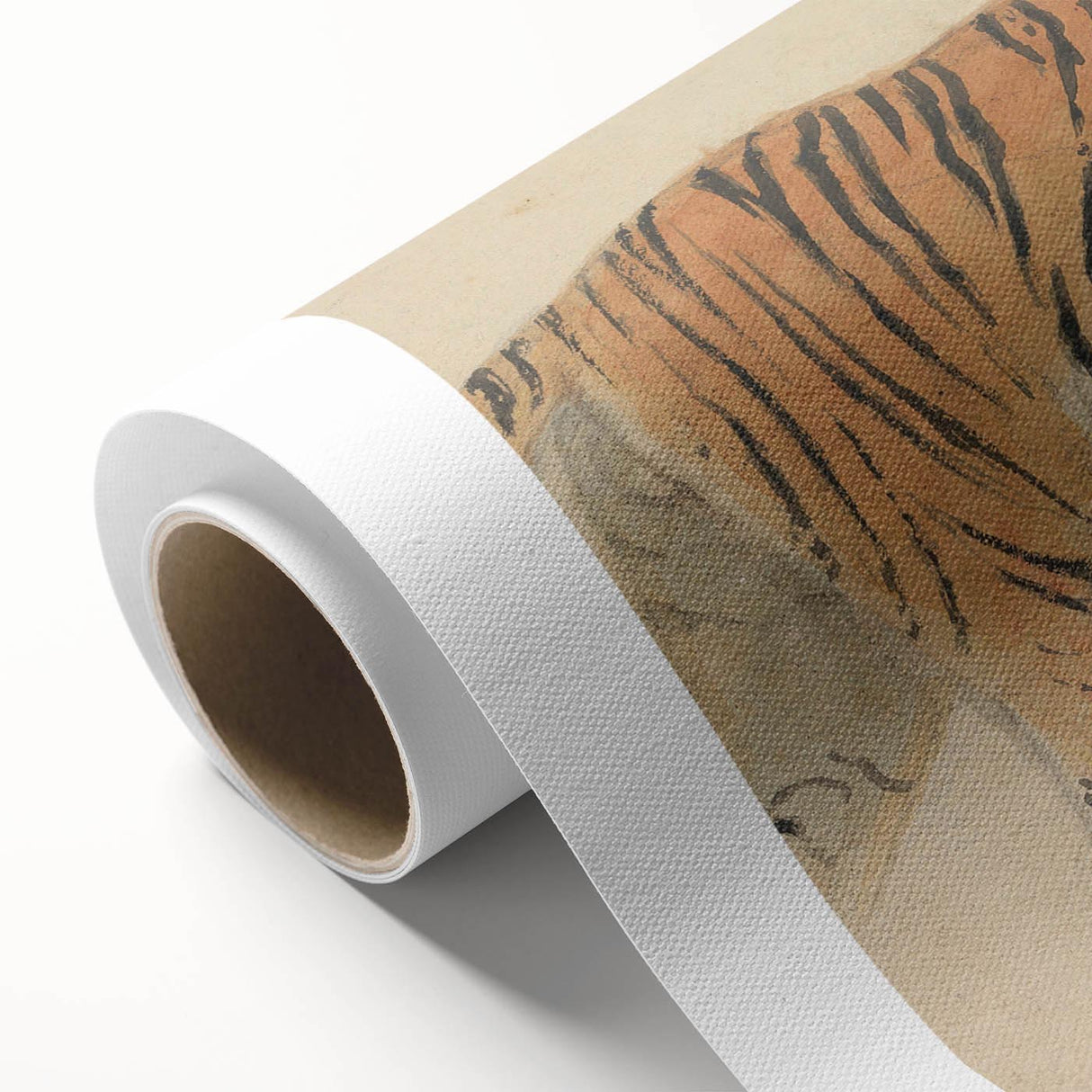 Realistic Tiger Art Print - Thomas Stothard Classical Realism Animal Canvas