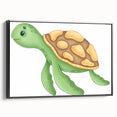 Adorable Turtle Boys Room Wall Art - Kids Wall Art Prints & Decor
