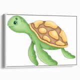 Adorable Turtle Boys Room Wall Art - Kids Wall Art Prints & Decor