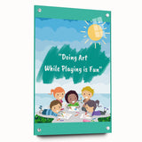 Kids Educational Wall Art - Creative Learning Playtime Poster