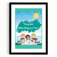 Kids Educational Wall Art - Creative Learning Playtime Poster