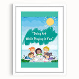 Kids Educational Wall Art - Creative Learning Playtime Poster