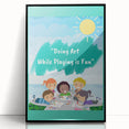 Kids Educational Wall Art - Creative Learning Playtime Poster