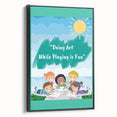 Kids Educational Wall Art - Creative Learning Playtime Poster