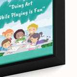 Kids Educational Wall Art - Creative Learning Playtime Poster